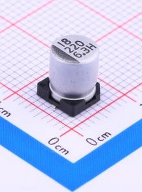VZH221M0JTR-0607 贴片型铝电解电容 220uF ±20% 6.3V SMD,D6.3x