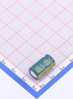 CV101MHA16BP 直插铝电解电容 100uF ±20% 63V 插件,D10xL16mm