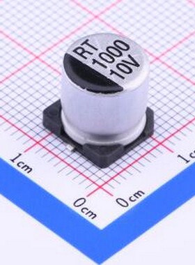 RT1A102M1010 贴片型铝电解电容 1000uF ±20% 10V SMD,D10xL10.2