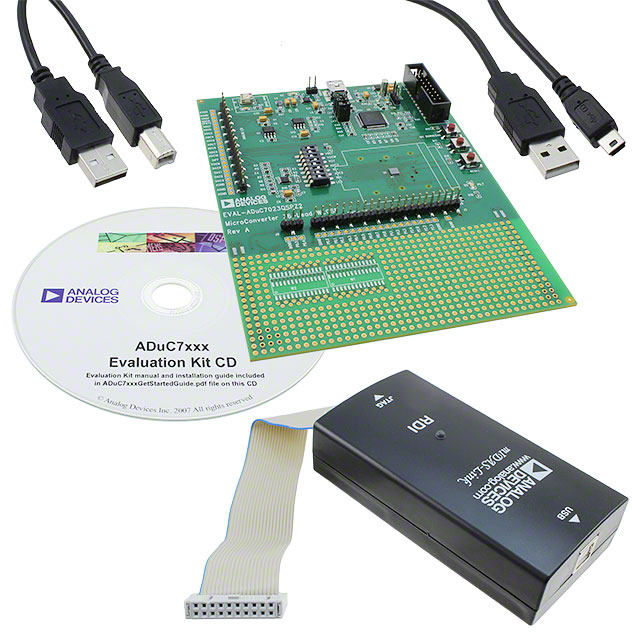 EVAL-ADUC7023QSPZ2【QUICKSTART PLUS ADUC7023 EVAL BD 】