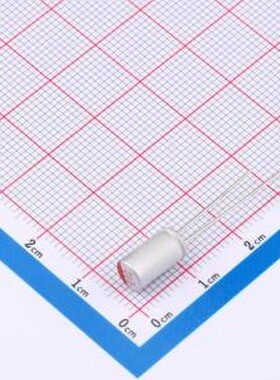 HS0J477M5509PC 固态电容 470uF ±20% 6.3V 插件,D5.5xL9mm