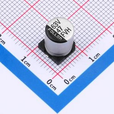 EFVH063ADA470M08B0 贴片型铝电解电容 47uF ±20% 63V SMD,D8xL1