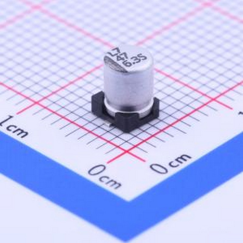 VES470M0JTR-0405 贴片型铝电解电容 47uF ±20% 6.3V SMD,D4xL5.