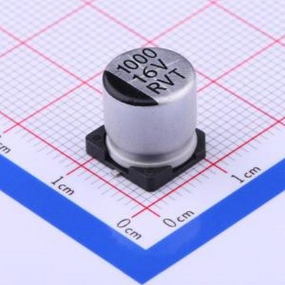 RVT1C102M1010 贴片型铝电解电容 1000uF ±20% 16V SMD,D10xL10.