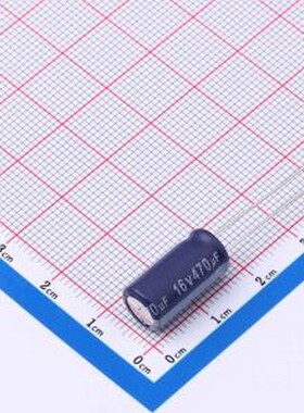 ERS1CM471F16OT 直插铝电解电容 470uF ±20% 16V PET 紫色 插件,
