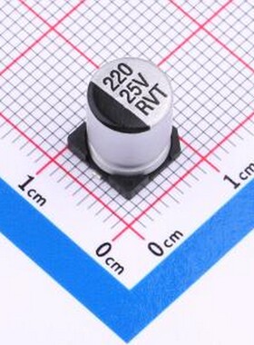 126RV0122 贴片型铝电解电容 220uF ±20% 25V SMD,D8xL10.2mm