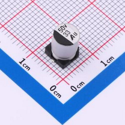GVU1H336M0609CN 贴片型铝电解电容 33uF ±20% 50V SMD,D6.3xL8.