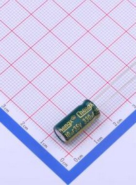 GR337M035F16RR0VL4FP0 直插铝电解电容 绿 330uF ±20% 35V 插件