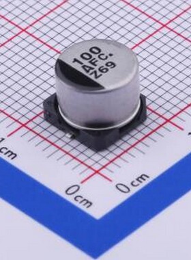 EEEFC1A101P 贴片型铝电解电容 100uF ±20% 10V SMD,D8xL6.2mm