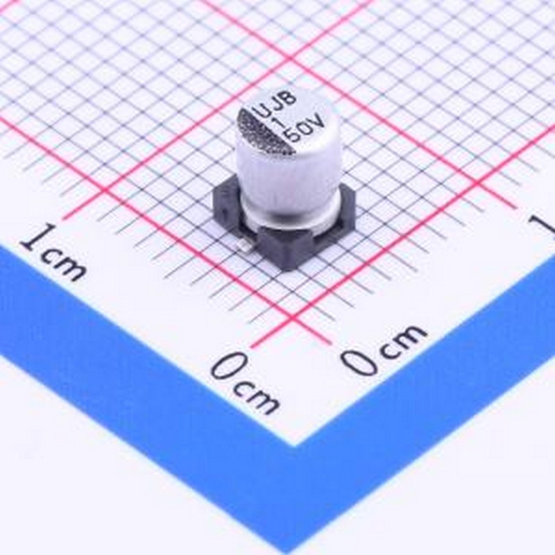 50SEV1M4X5.5 贴片型铝电解电容 1uF ±20% 50V SMD,D4xL5.5mm
