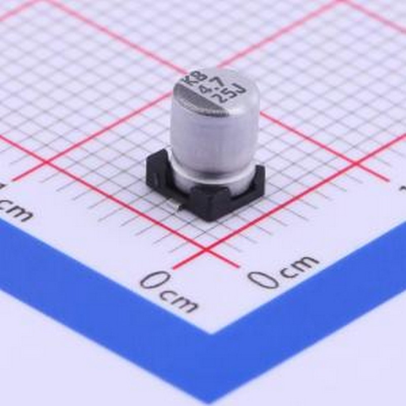 VEJ4R7M1ETR-0405 贴片型铝电解电容 4.7uF ±20% 25V SMD,D4xL5.