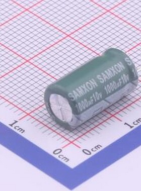 EGF108M1AF16CB 直插铝电解电容 1000uF ±20% 10V 插件,D8xL16mm