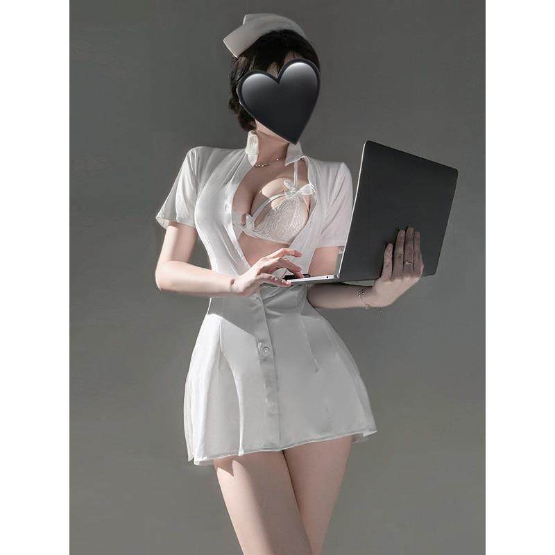 护士服制服套装cos性感刺激内衣纯欲床上角色扮演情趣睡衣服qqny
