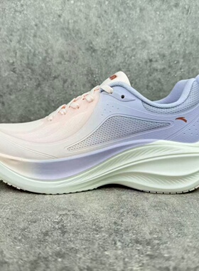 安踏叶子丨厚底减震轻质跑步鞋女冬季渐变色休闲运动鞋122545535
