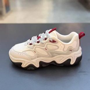 安踏新年流萤户外老爹鞋软底休闲女2026新款舒适运动鞋122618853