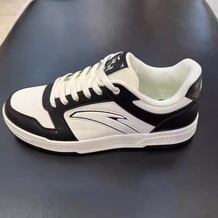 安踏百川2低帮板鞋男鞋2026春季新款软底小白鞋运动潮鞋112618011