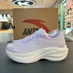安踏叶子花瓣跑步鞋女鞋2025夏季新款厚底2舒适运动鞋子122525535