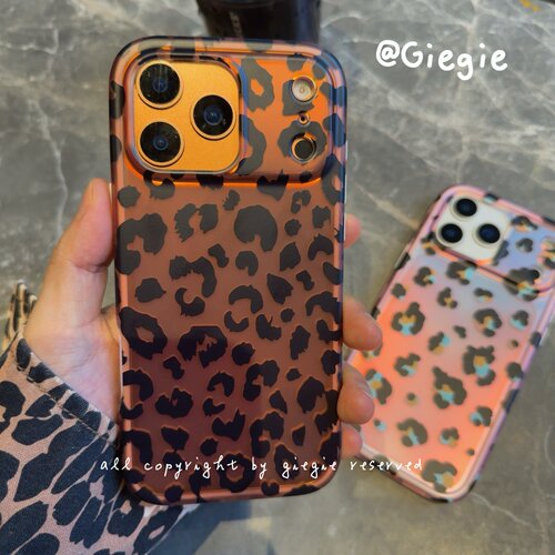豹纹iPhone17promax手机壳加厚防摔适用苹果17air保护套女16pro全包15/14新款个性潮
