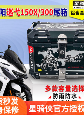 星骑侠三阳巡弋150X尾箱九妹Z300后备箱巡弋300九妹夫180铝合金箱