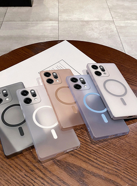 冰雾磁吸适用opporeno14pro手机壳reno14pro保护壳磨砂PKZ110硬壳网红手机套全包防摔简约纯色透明硬壳个性潮