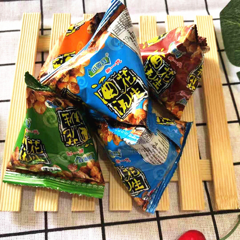 小骏祥酒氿花生多味蹦豆小包香辣烧烤番茄牛肉原味即食零食包邮
