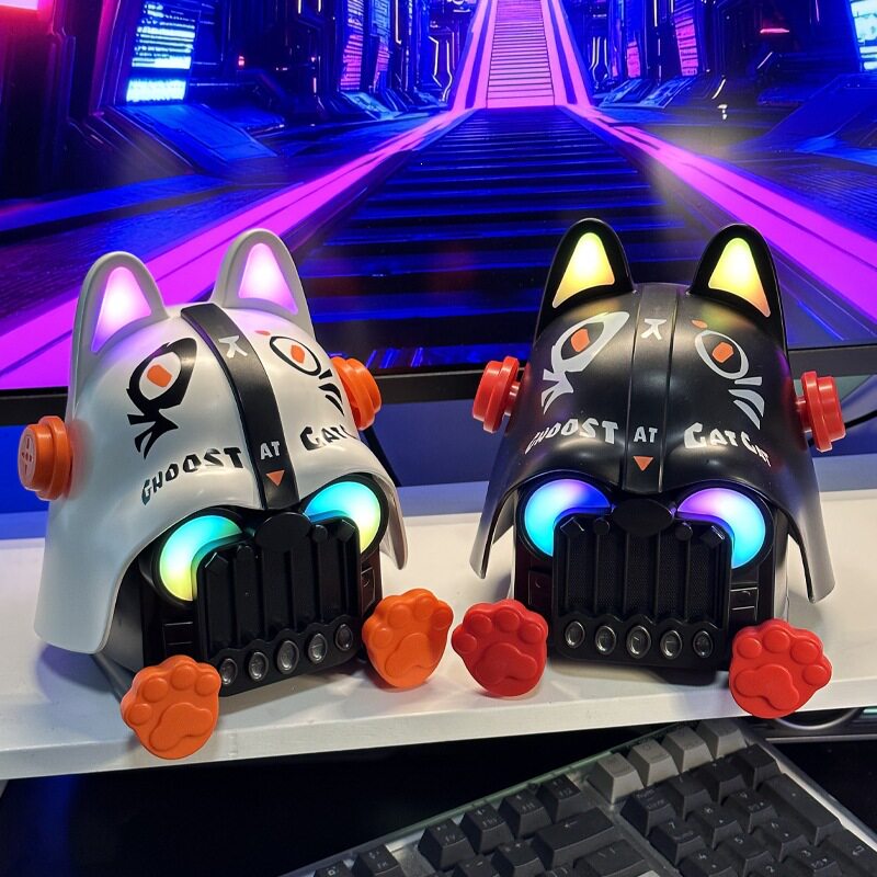 卡通哈基米无线蓝牙音箱支持插卡低音炮猫咪桌面创意桌搭摆件礼品