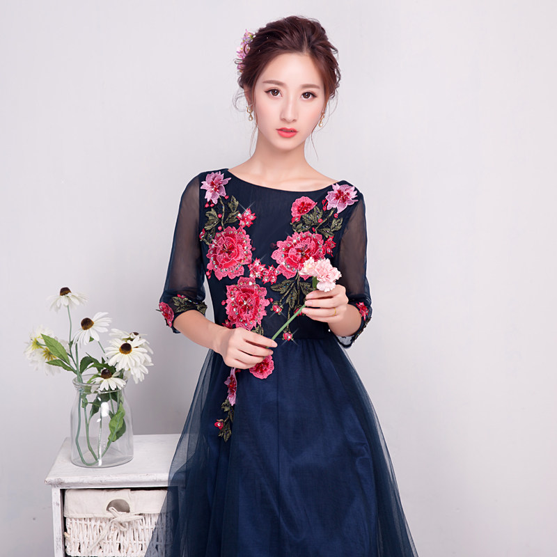 Annual meeting full dress banquet Evening dress Chorus dress middle age Chorus dress Large Show thin Bridesmaid Dress costume Ceremonial clothingin the Women's clothing/Boutique , Wedding/Cheongsam/Formal dress , Formal dress/Evening  category - from Buy2taobao.com to provide professional Taobao agent buy service