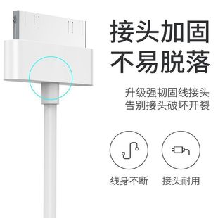 4s充电线ipad2\3数据线iPhone4充电器touch快充iPod宽口通用苹果