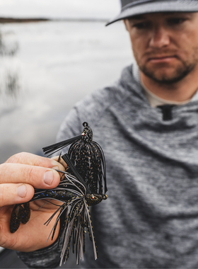 ARK新品 WES LOGAN设计 蛇头 SWIM JIG 定制钩路亚饵鲈鱼鳜鱼黑坑