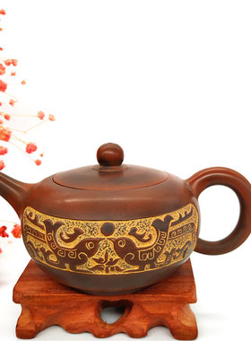 茶壶紫砂纯手工广西钦州坭兴陶
