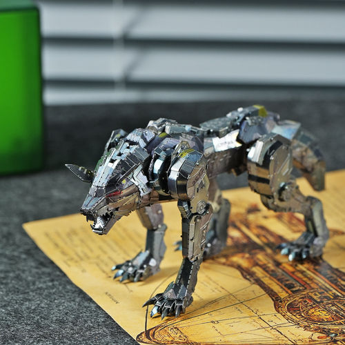 赛博狼全金属3D拼图高难度