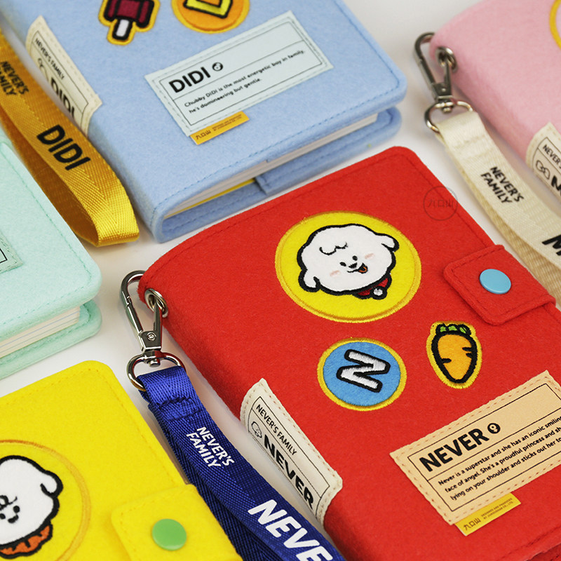 九口山 × nevers family 奈娃家族 b6毛毡笔记本手帐 日程管理