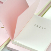 D系列粉色笔记本日记本手帐本笔记本 5折特卖新L 九口山 微瑕