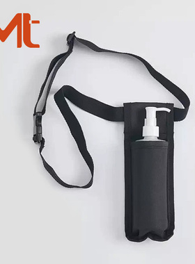 MT黑色尼龙单瓶250ml按摩油瓶肩包/腰包便携大容量外出携带多功能