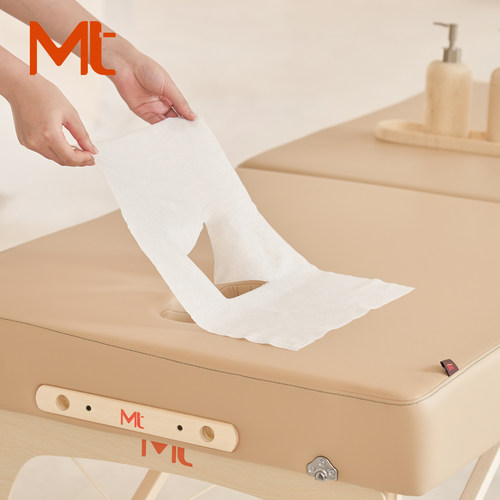 MT按摩床一次性水刺沉孔布