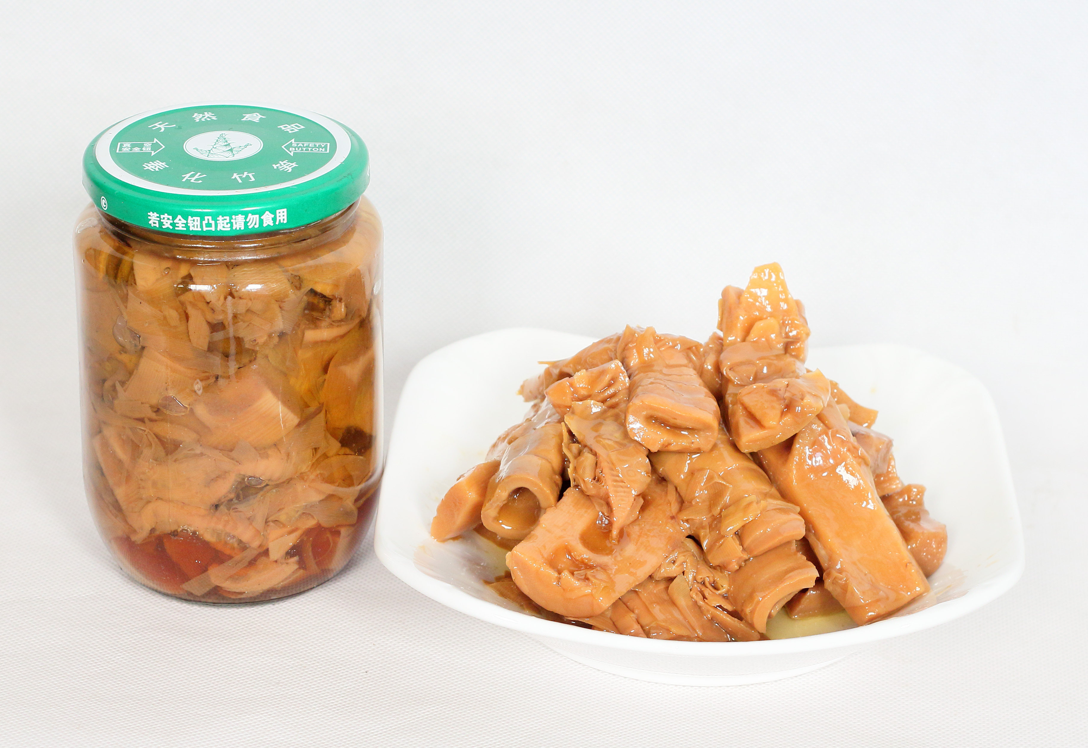 宁波奉化溪口特产农家自制油焖笋 咸菜笋羊尾笋即食罐头