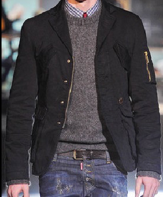 2男装1。休闲上衣X3纸样