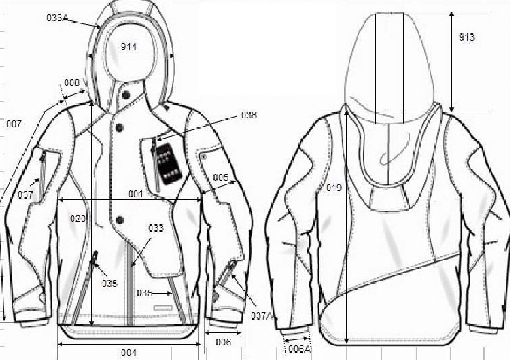 6运动类上装。滑雪服16442纸样