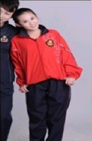 6运动类上装。女初、高中校服套装纸样