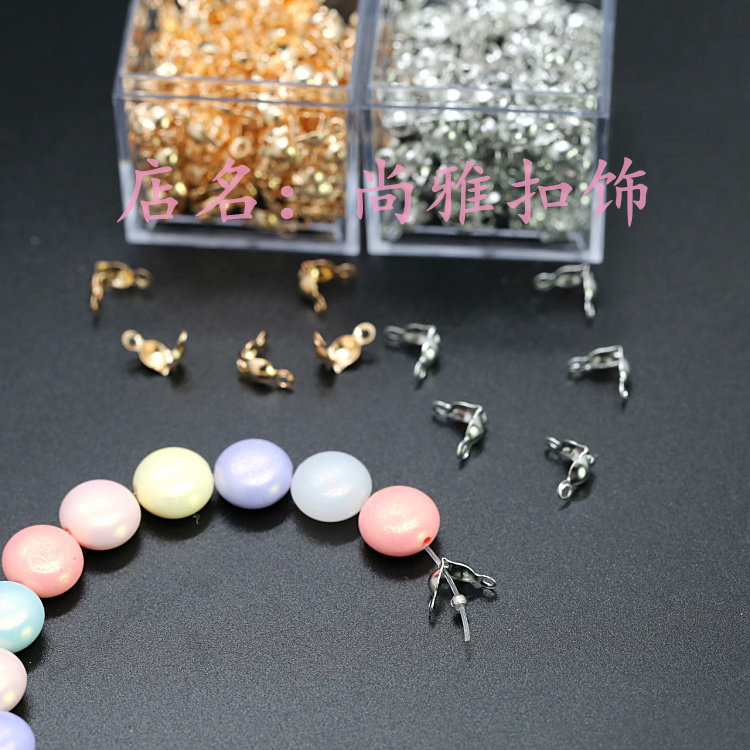 2g装 DIY饰品配件 包线扣 穿绳扣 双吊包扣 串珠收尾处合金配件,饰品/流行首饰/时尚饰品新,其他DIY饰品配件,淘宝优惠券,粉丝福利购,淘宝优惠卷