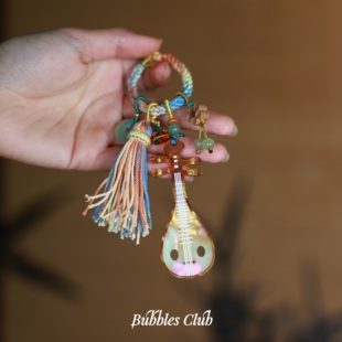 BubblesClub《瑞柳余音》柳琴流苏挂件国风配饰新中式原创设计