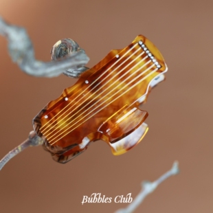 BubblesClub《丝桐长乐》古琴抓夹边夹新中式发抓配饰原创设计