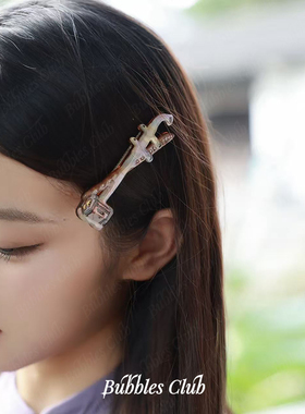 BubblesClub原创设计 《青弦映珩》系列二胡发夹刘海夹边夹民乐