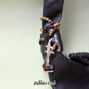 BubblesClub原创设计 《青弦映珩》系列二胡挂件包挂民乐中式吊坠