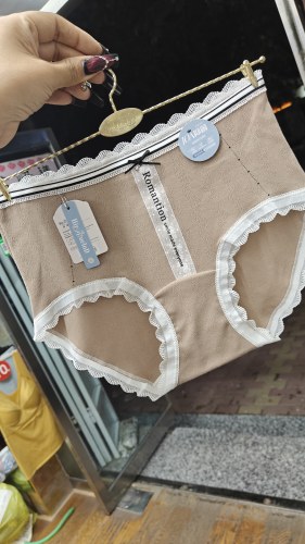 5条包邮喜罗蘭X506内裤女纯棉透气中腰10A抑菌蕾丝少女三角裤