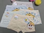 男童平角四角短裤 5条 头 50支莫代尔 儿童内裤 包邮 乐小鸭2682