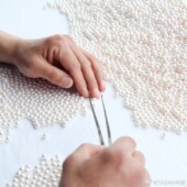 芭家珠宝 danger系列混搭T家日本akoya海水珍珠925银耳环项链套装