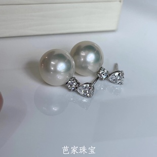 爱迪生淡水珍珠925银耳钉耳环 M家高珠限定款 芭家珠宝 露珠系列