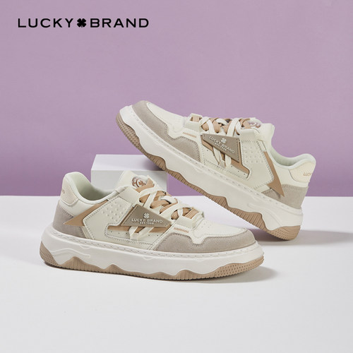 【邓佳鑫同款】LuckyBrand四叶草休闲板鞋男青年时尚潮流休闲鞋子