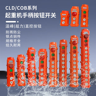 上海温峰超力CLD 63A64BH型起重机天车用按钮开关COB葫芦控制手柄